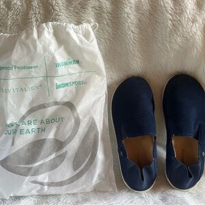 Spenco Women’s Sterling Dark Navy Blue Convertible Casual Slip On Shoes Size 9